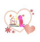 色とり鳥♪（個別スタンプ：3）