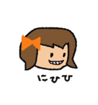 ちいさなおんなのこたち（個別スタンプ：3）