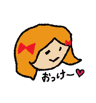 ちいさなおんなのこたち（個別スタンプ：9）