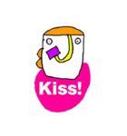 フェイスBIRD-KISS（個別スタンプ：24）
