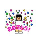 動くブロックガールズ 2（個別スタンプ：16）