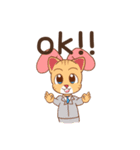 澤澤猫の仕事での幸せな日記（個別スタンプ：1）