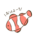 魚の世界と海のなかま。（個別スタンプ：36）