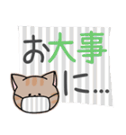 癒しねこ【デカ文字】（個別スタンプ：12）