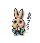 Rabbiy-cyan talk②うさぎ（個別スタンプ：24）