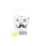 骸骨メッセージ（個別スタンプ：2）