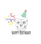 骸骨メッセージ（個別スタンプ：3）