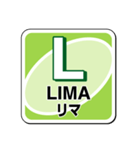 欧文カード・スタンプ版（個別スタンプ：12）