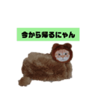 ラブラブねこーん＆白いこねこーん（個別スタンプ：4）