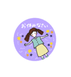 【りさはる】クスッと笑える癒し系スタンプ（個別スタンプ：5）