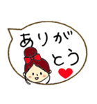 愛の言葉 吹き出し 好き、愛してる 他（個別スタンプ：25）