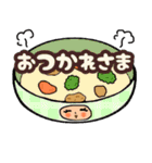 かぶってみたよ、食べ物いろいろ（個別スタンプ：5）