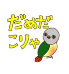 ウロコインコ でか文字（個別スタンプ：23）