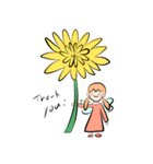 ミニ花ちゃん パック（個別スタンプ：5）