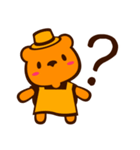 敬語 ORANGE BEAR 02（個別スタンプ：35）