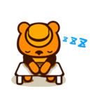 敬語 ORANGE BEAR 02（個別スタンプ：40）