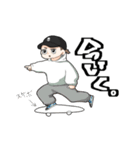 Kくんの日常 侍（個別スタンプ：28）