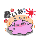 夏！ピンクメンダコ（個別スタンプ：5）