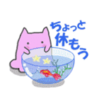 夏！ピンクメンダコ（個別スタンプ：10）