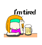 ソフィーのEnglish日常会話（個別スタンプ：6）