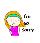 ソフィーのEnglish日常会話（個別スタンプ：9）