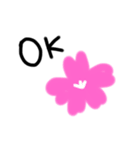 お花でOK（個別スタンプ：7）