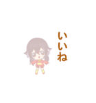 使いやすいスタンプ（可愛い女の子ver.）（個別スタンプ：2）