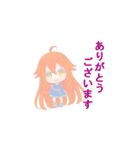 使いやすいスタンプ（可愛い女の子ver.）（個別スタンプ：8）
