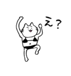 黒ビキニねこ（個別スタンプ：10）