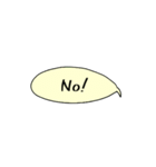 ふきだしでメッセージ (英語編 Vol.1)（個別スタンプ：7）