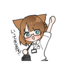 VRChat OL課の日常スタンプ（個別スタンプ：14）