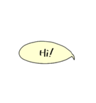 ふきだしでメッセージ (英語編 Vol.2)（個別スタンプ：1）