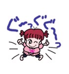 すもものデカ文字スタンプ（個別スタンプ：4）