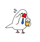 プクプク文鳥絵日記（個別スタンプ：15）