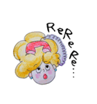 アフロちゃんファミリー（個別スタンプ：13）