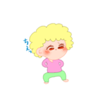 あふろさんルンルンスタンプ（個別スタンプ：9）
