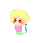 あふろさんルンルンスタンプ（個別スタンプ：19）