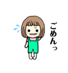 元気で明るい女の子（個別スタンプ：37）