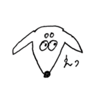 へんないぬ、へんなねこ 手書き（個別スタンプ：7）