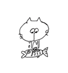 へんないぬ、へんなねこ 手書き（個別スタンプ：20）