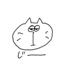へんないぬ、へんなねこ 手書き（個別スタンプ：36）