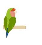 インコといろいろな鳥のスタンプ(Ver.7)（個別スタンプ：4）