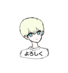金髪の男子（個別スタンプ：2）