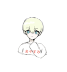 金髪の男子（個別スタンプ：5）