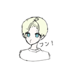 金髪の男子（個別スタンプ：6）