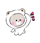 クマさんfriend（個別スタンプ：3）