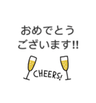 大人シンプル◎デカ文字スタンプ(2)（個別スタンプ：33）