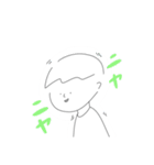 2回言いたい男の子（個別スタンプ：9）