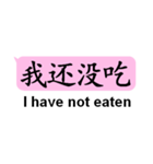 中国語日常会話with英語（個別スタンプ：17）