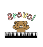 ピアノ弾きのクマさん 2（個別スタンプ：17）